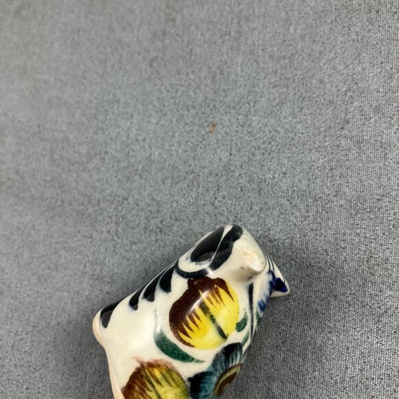 3 Mexico Tonala Pottery Owls Vtg Mexican Folk Art 70s, one inch tall - Picture 7 of 7